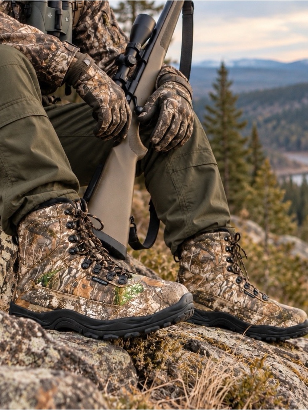 Itasca Men's camouflage Carbine Waterproof Boots Realtree Size Mens 7